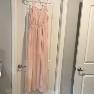Elegant Pink Maxi Dress
